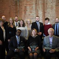 2019 Awards for Excellence recipients Mark Johnson, Diana Fusco, and Dancin' Danny Wright 2019 Awards for Excellence recipients Mark Johnson, Diana Fusco, and Dancin' Danny Wright